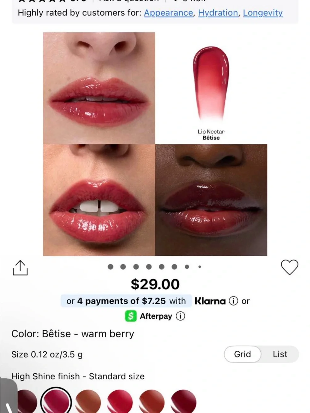 Violette Fr lip balm in betise